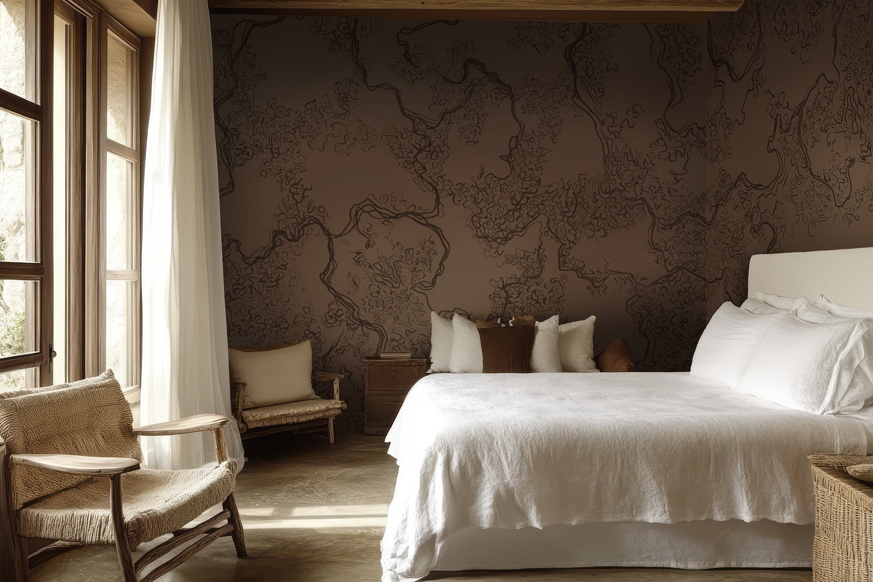 Earthy Tones Wall Murals – Warm Shades of Brown & New Neutrals ...