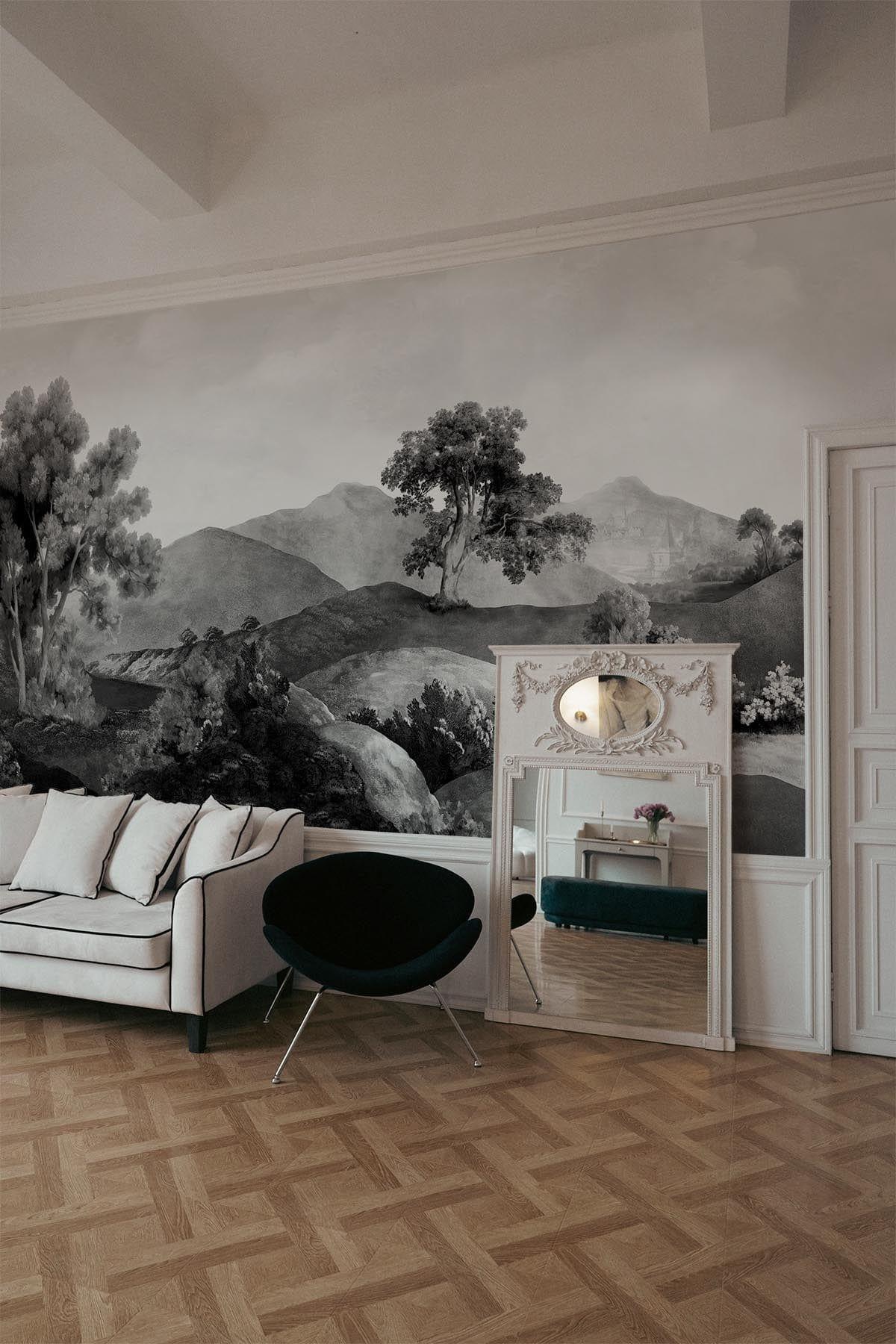 Vintage Landscape Wallpaper
