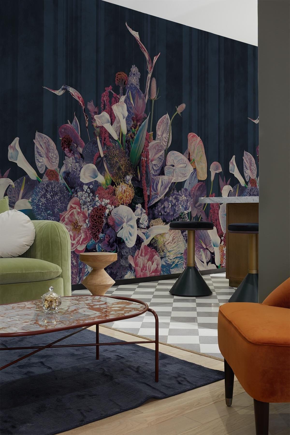 Magic Flower wall mural an artistic statement for your interior ...