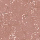 Faces On The Wall Rose