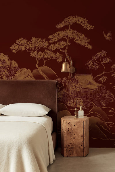 Red and Brown Wall Murals: A Guide to Warm, Contemporary Interiors