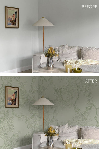 How to visualize a wall mural in your home