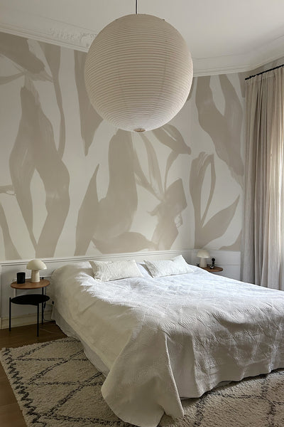 Elevate your modern luxury bedroom with wall murals
