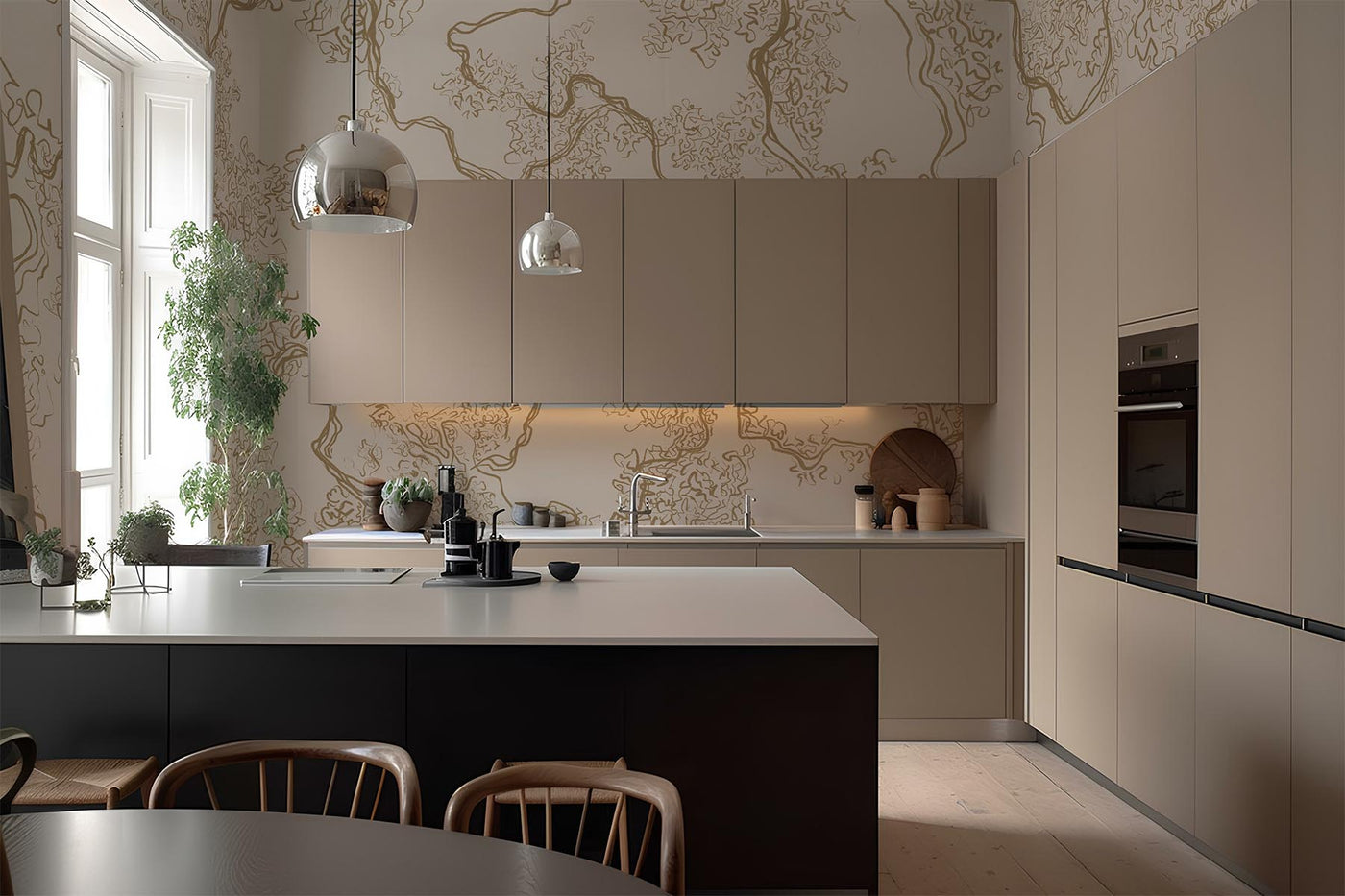 Kitchen Wallpaper | Kitchen Wall Murals