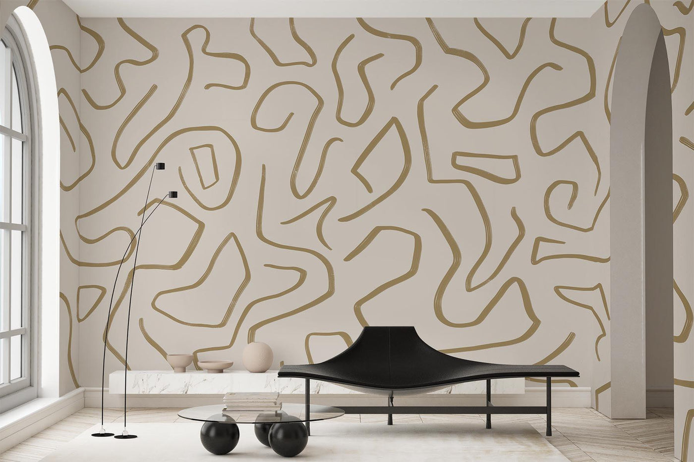 Modern Wall Mural Ideas modern-wall-mural-ideas