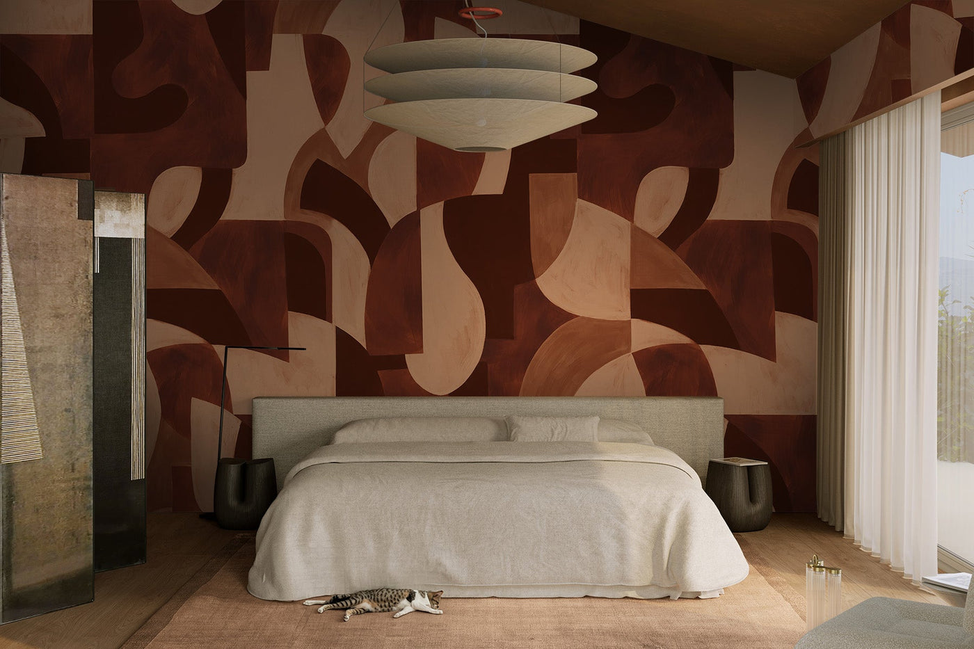 Desert Haze Wall Murals – Terracotta Wall Murals & Sunbaked Interiors ...
