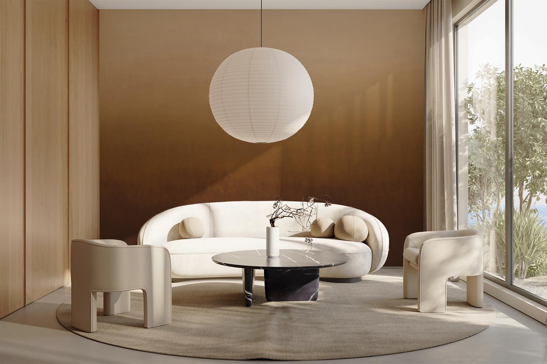 Shifting Gradient in ochre adding elegance to your interior – belarteSTUDIO