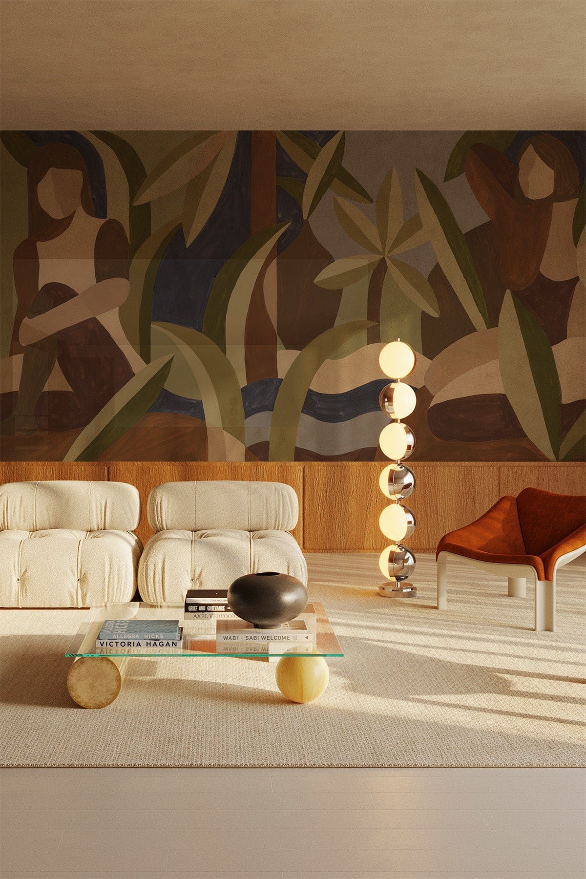 Deco Landscape Green Multi, image size:1200x1800