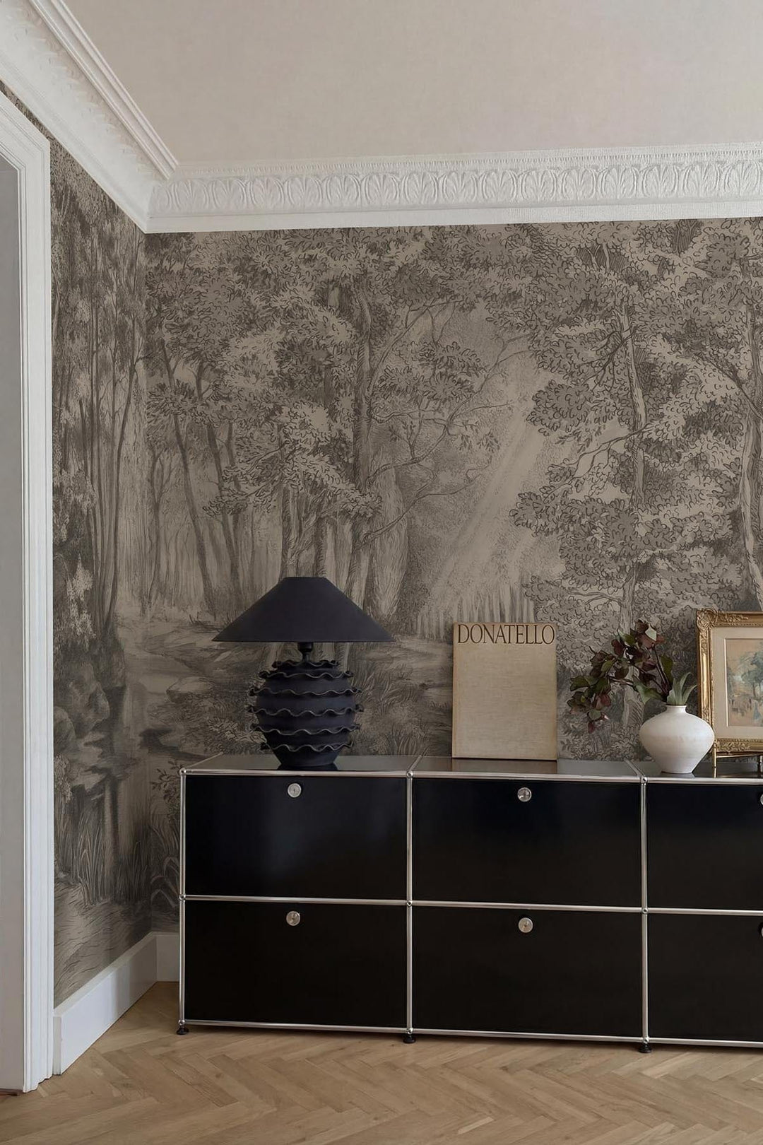 Gracious Landscape Anthracite | Nordic Landscape Wall Mural