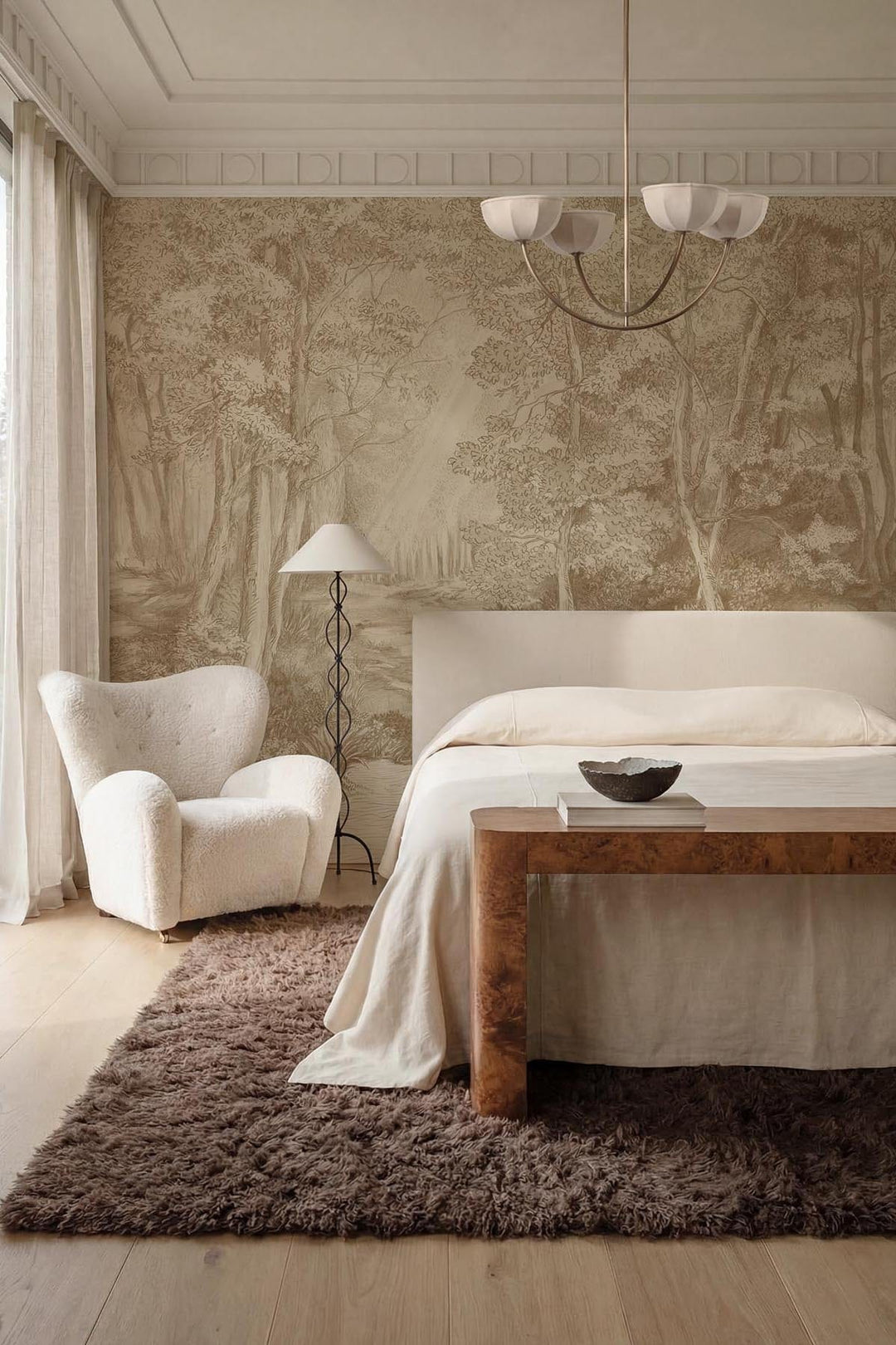 Gracious Folklore Wall Murals | Swedish Grace & Botanical Designs