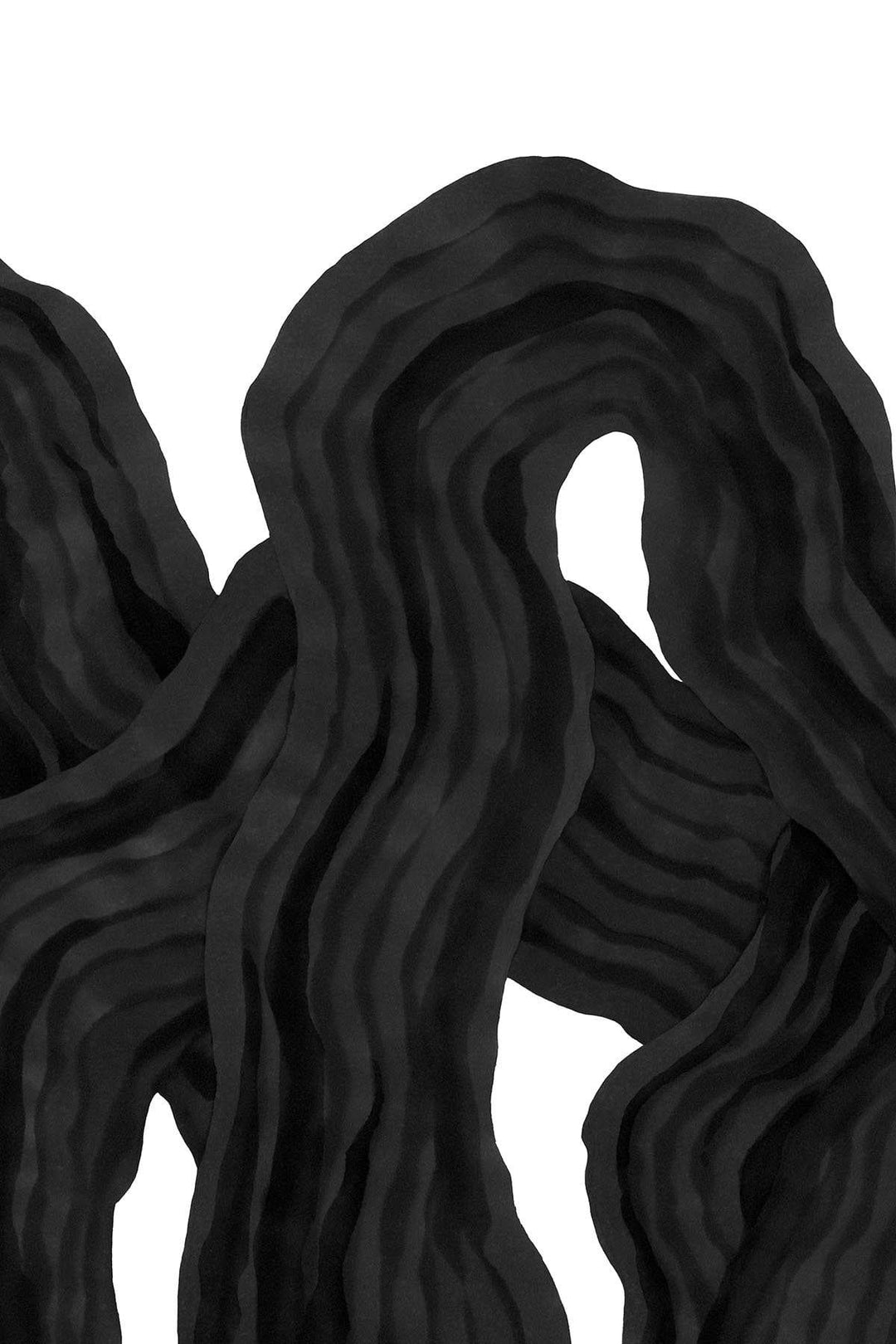 Soft Flow an artistic wall mural for your living room – belarteSTUDIO