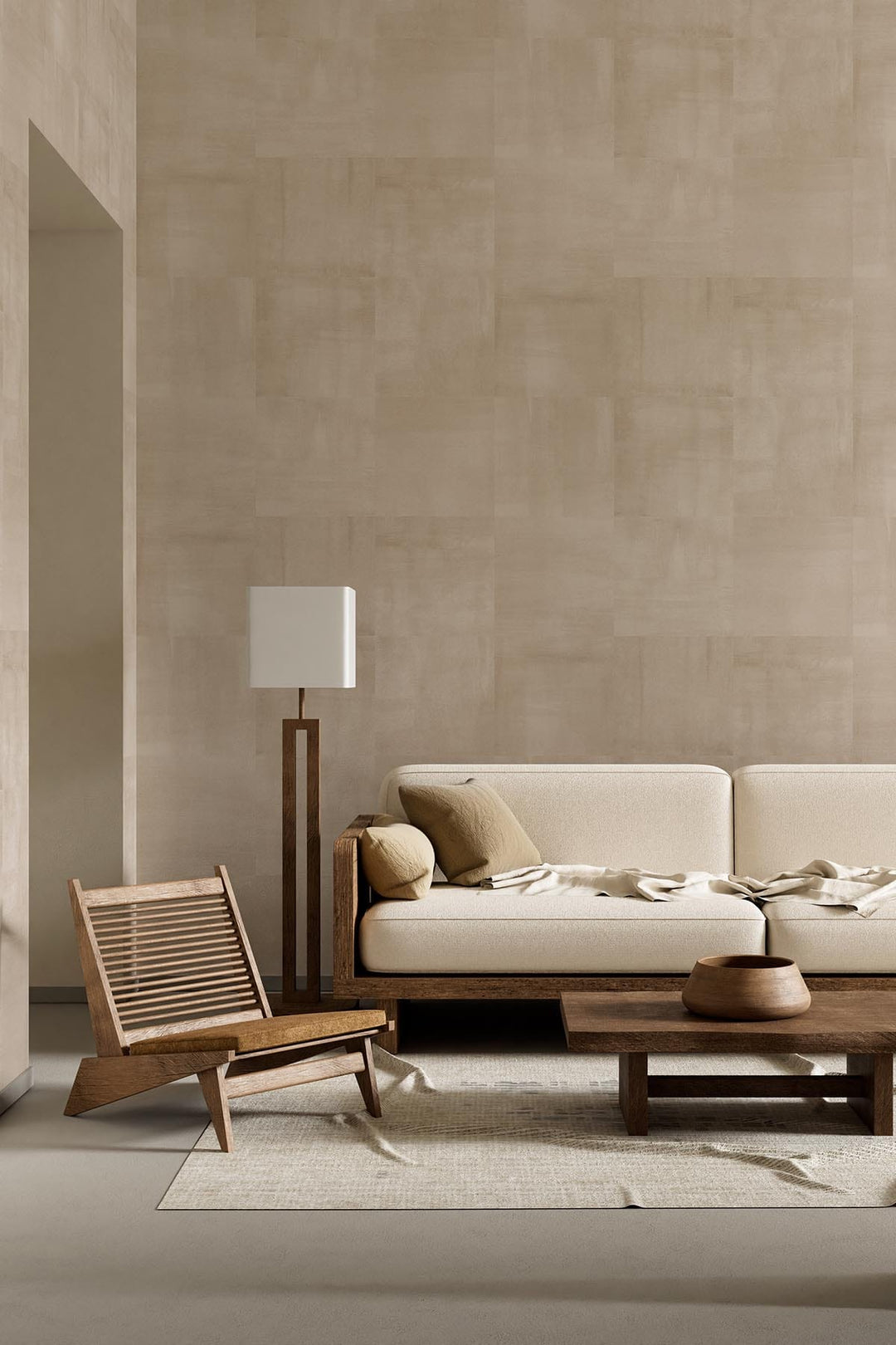 Raw Japandi Wall Murals | Wabi-Sabi Textured Designs – belarteSTUDIO