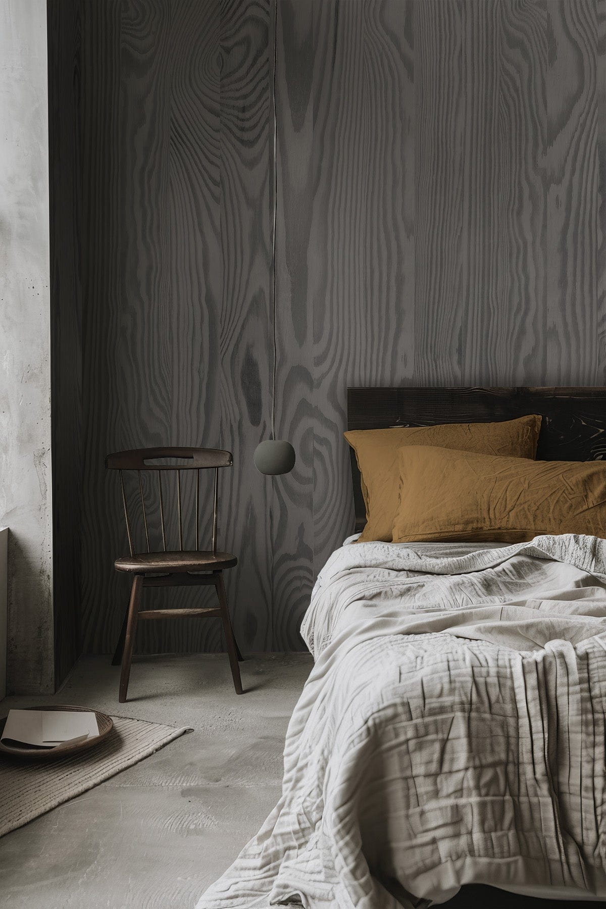 Driftwood Grey Wood Wallpaper – Elegant, Scandinavian Wall Mural ...