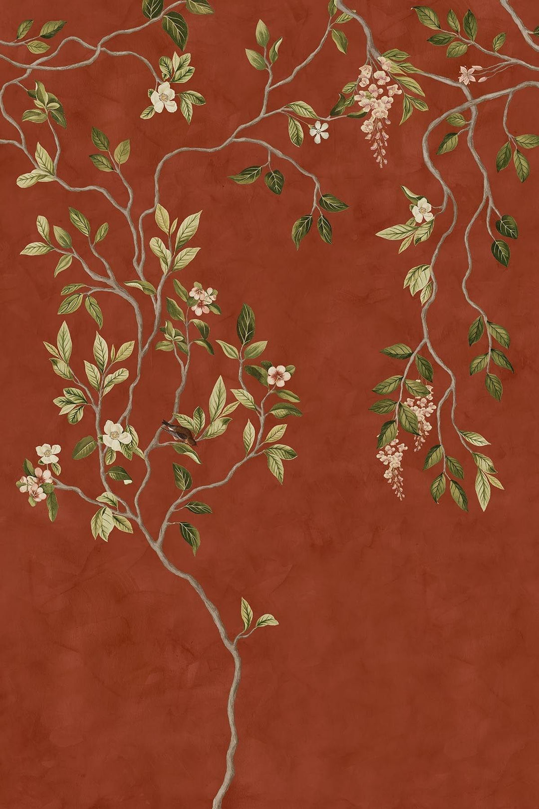 Chinoiserie Rust |Timeless elegance in deep red – belarteSTUDIO