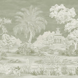Caribbean Landscape Dusty Green