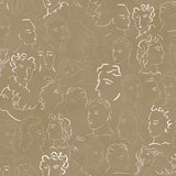 Faces On The Wall Golden Olive