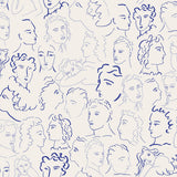 Faces On The Wall White