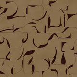 Wobbly Shapes Dark Burgundy