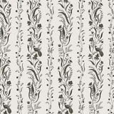 Botanical Ornament Black