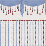 Whimsical Tassels Blue