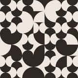 Retro Geometric Black