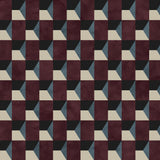 Geometric Shades Burgundy