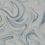 Marbling Swirl Light Blue
