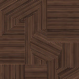 Graphic Rib Wood Wallpaper Brown Oak