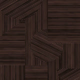 Graphic Rib Wood Wallpaper Dark Oak