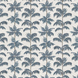 Vintage Palm Tree Small Blue
