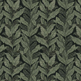 Tropical Leaves Black