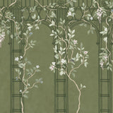 Chinoiserie Arches Dark Green