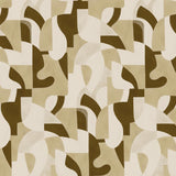 Geometric Art Olive Green