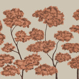 Woodland Forest Rust Red
