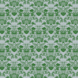 Toile de Medallion Green