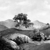 Vintage Landscape Black