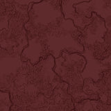 Abstract Sketch Burgundy