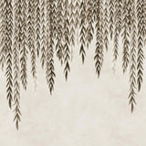 Biophilic Leaves Brown Beige