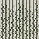 Botanical Stripe Dark Green