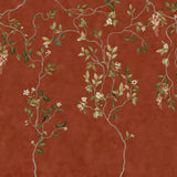 Chinoiserie Rust Red