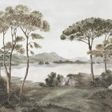 French Landscape Olive Green