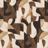 Geometric Deco Brown