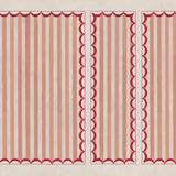 Scallop Panel Pink/Red