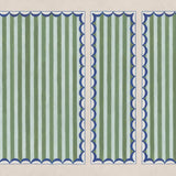 Scallop Panel Green/Blue
