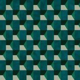 Geometric Shades Emerald Green