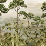 Misty Landscape Green