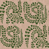 Ornamental Leaves Warm Beige