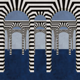 Striped Archway Blue
