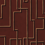 Shadow Lines Marsala Red