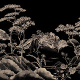 Asian Scenery Black